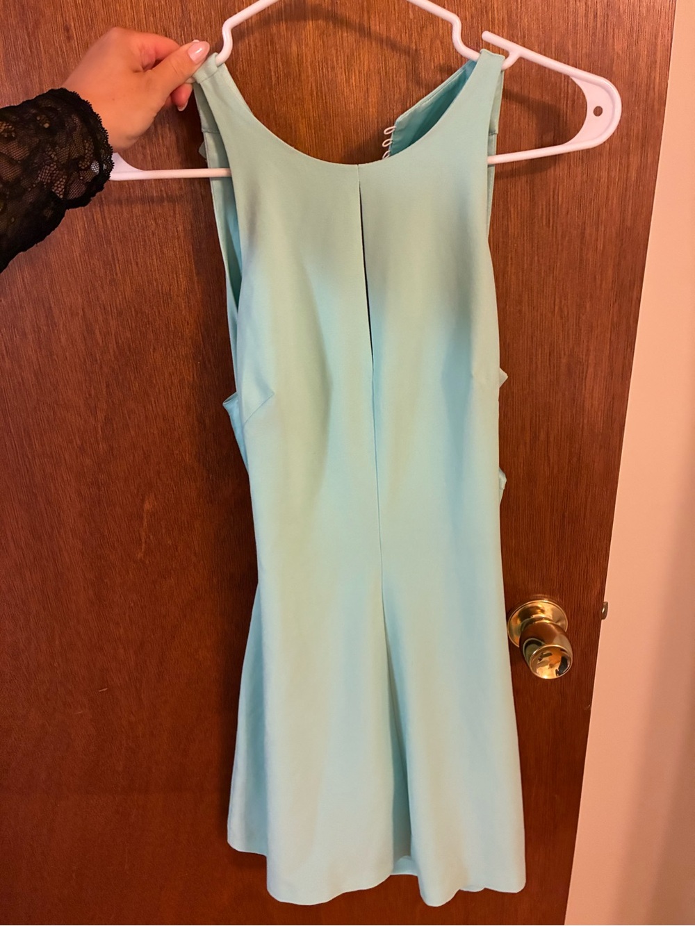 bebe Mint Sleeveless Shift Mini Dress